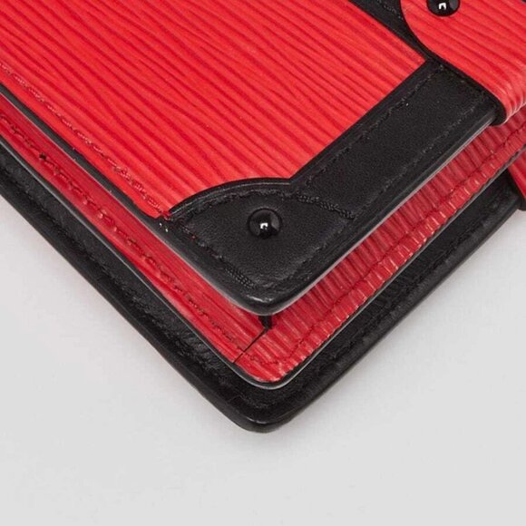 Louis Vuitton Red Epi Leather Trunk Clutch Bag - Picture 4 of 12